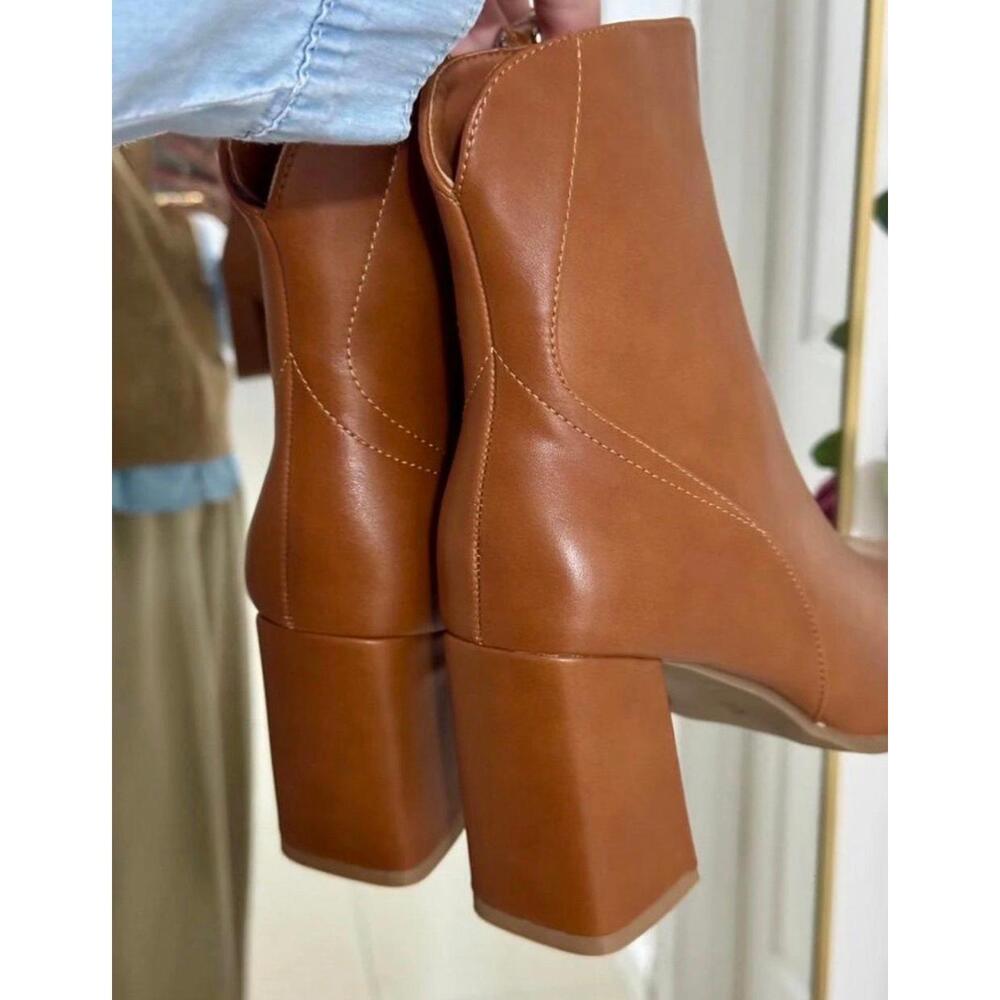 Brown ankle boots - Picture 3 of 3